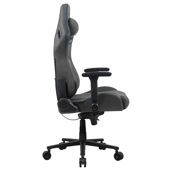 COUGAR CGR-DSF-GRB, Universal spelstol, 150 kg, Klädd sits, Stoppat ryggstöd, Svart / Grå, Svart