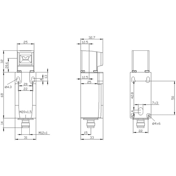 Siemens 3SE52340RV401AC4 3SE5234-0RV40-1AC4 Turvarajakytkin 4 A IP65 1 kpl 1 kpl