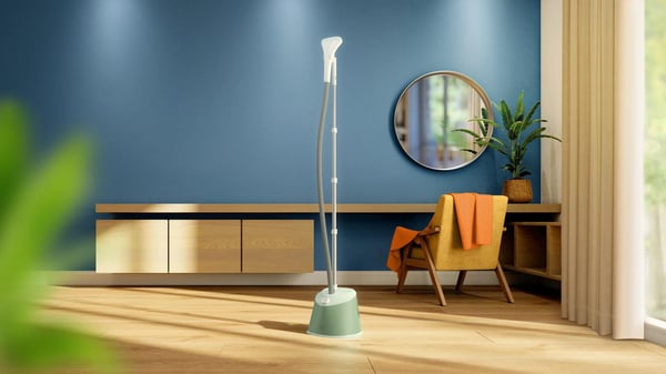 Philips 1000 series STE1010 - Tøydampstrykejern - såleplate: plast - 1600 W - desert green