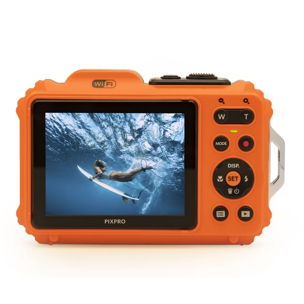 Kodak undervannskamera vanntett 15 m 16 MP 1080p 4x optisk zoom WiFi / Kodak Wpz2 / oransje