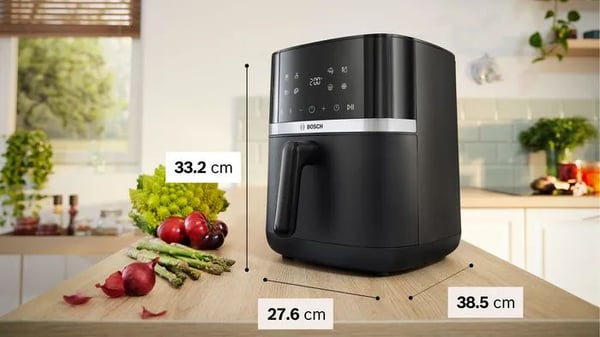 Bosch Serie 4 MAFS2462B, Varmluftsfritös, 6,1 l, 0,4 kg, 40 ° C, 200 ° C, 4 personer