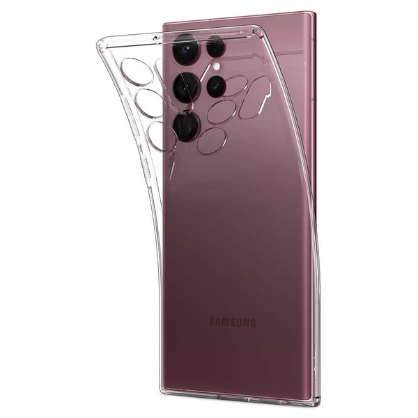 Spigen Liquid Crystal, Suojus, Samsung, Galaxy S22 Ultra 5G, 17,3 cm (6.8"), Läpinäkyvä