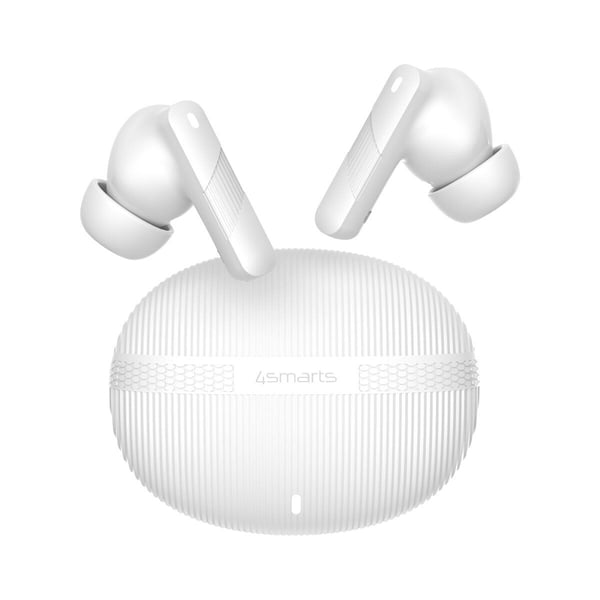 4smarts SkyBuds Pro ANC, True Wireless Stereo (TWS), samtal/musik/sport/vardag, 40 g, headset, vit