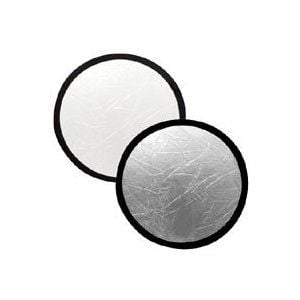 Lastolite - Sammenfoldbar reflektor - sølv/hvit - Ø50 cm