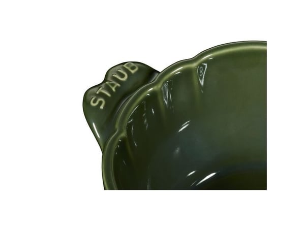 ZWILLING 40500-326-0, Ildfast ramekin-form, Bølgete rund, Keramisk, Keramisk, Grønn, 0 - 300 °C