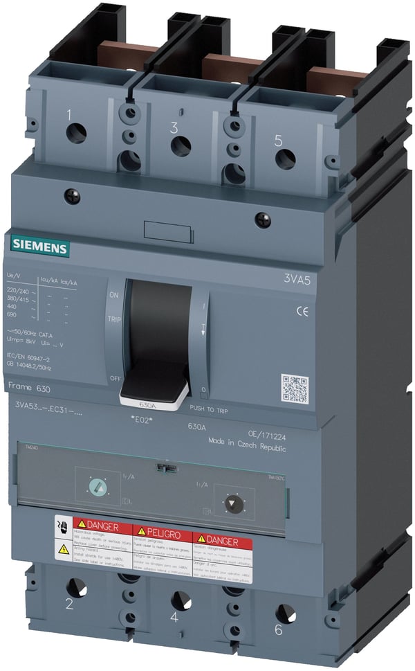 Siemens 3VA5340-6EC31-2AA0 -katkaisija, 1 kpl, IP40