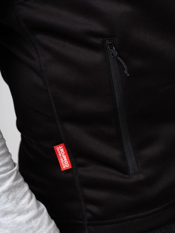 HeatX Heated Fleece Vest Mens M - Black