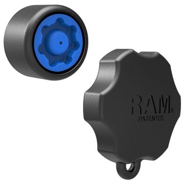 RAM Mixed Combination Pin-Lock RAP-S-KNOB3U - Monteringskomponent (låseknott) - ekstra sterkt kompositt - svart