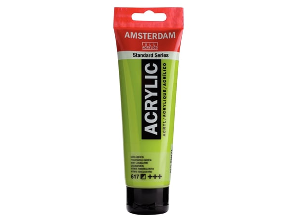 AMSTERDAM AAC 120ML YLWISH GREEN Tube 120 ml