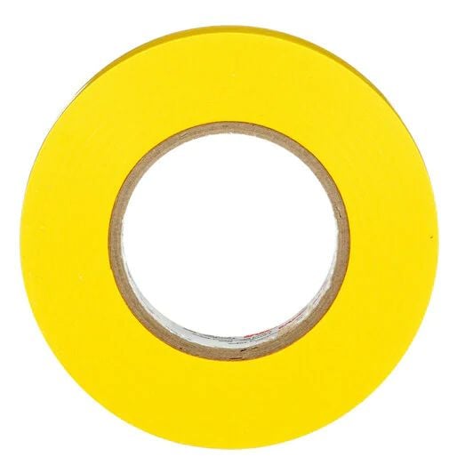 3M Temflex el vinyltape 165, Gul, 19 mm x 20 m, 1 rl/pk