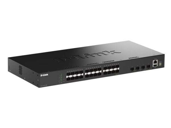 D-Link SmartPro DGS-1530-28S - Switch - smart - 24 x 10 Gigabit SFP+ + 4 x 10 Gigabit SFP+ - stasjonær, rackmonterbar