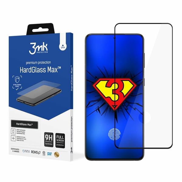 3MK HardGlass Max, Galaxy S21 5G, 1 styck