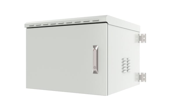 Lanview by Logon - Rack skap - 60 x 60 - veggmonterbar - RAL 7035, hvit - 7U - 19"