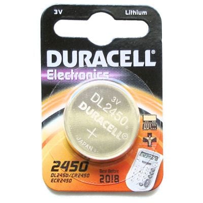 Duracell 2450 - Batteri CR2450 - Li -  3V - 620 mAh - 1 stk.