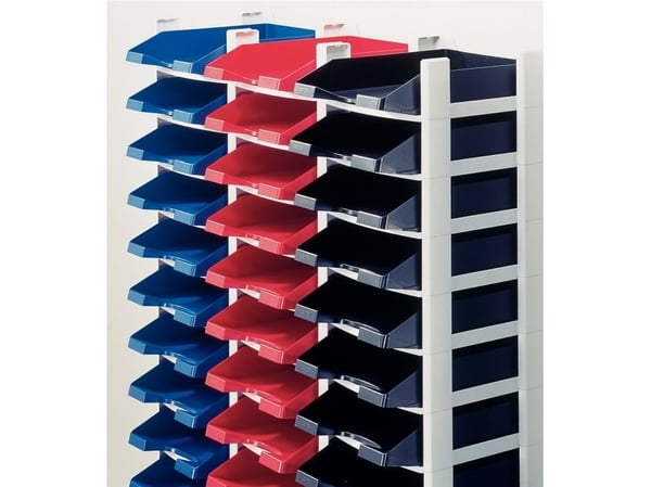 Leitz Plus lomakelaatikosto 3ltk, Muovi, musta, A4, A4, 3 laatikko(a), Kirjain