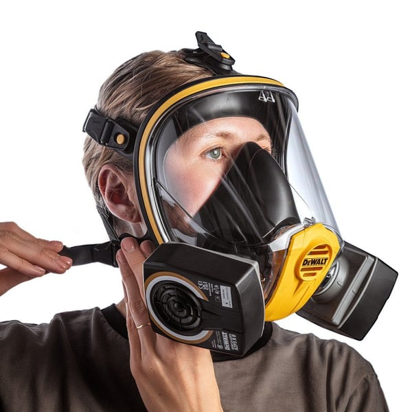 Dewalt kypärämaski sis. P3-suodattimen Koko L