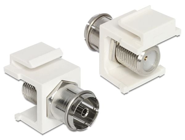 DeLOCK 86302, Valkoinen, IEC, F, 16,3 mm, 27,8 mm, 22,3 mm