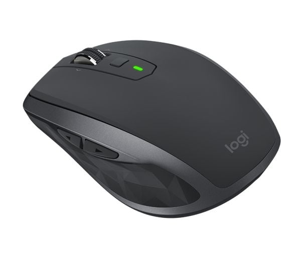 Logitech MX Anywhere 2S - Mus - laser - 7 knapper - trådløs - 2.4 GHz - USB trådløs mottaker - grafitt