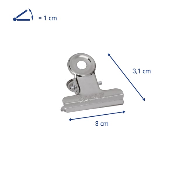 MAUL 2173096, 30 mm, Nikkeli