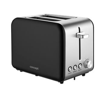 Brødrister TE2052 inox sort