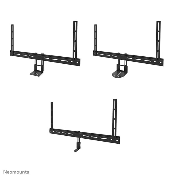 Neomounts AV30-500BL - Monteringssats (monteringskonsol) - för videobar - universell - svart - skärmstorlek: 43"-110" - VESA-montering