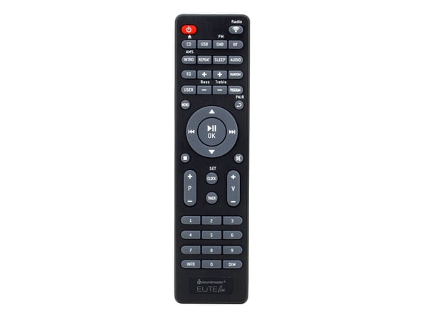 Soundmaster ICD5000SW, Kotiaudion tornijärjestelmä, Alumiini, Harmaa, Etu, 50 W, 2-suuntainen, DAB+, FM