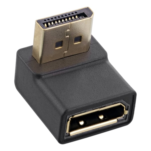 InLine 17199U, DisplayPort, DisplayPort, Svart