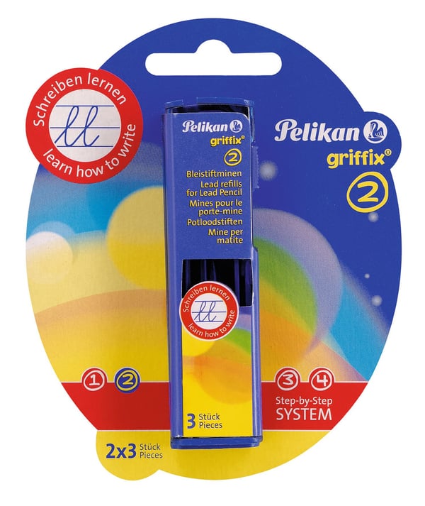 Pelikan 960492 - Harmaa - 2 mm - läpinäkyvä pakkaus - 3 kpl(t) - 2 kpl(t) (960492)