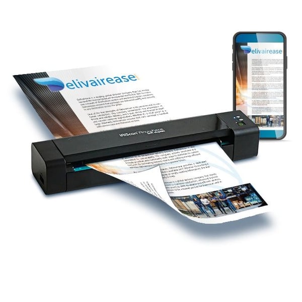 I.R.I.S. IRIScan Anywhere 6 Wifi Duplex, 215,9 x 279,4 mm, 1200 x 1200 DPI, 24 bit, 24 bit, 4 sek/sida, 260 sidor
