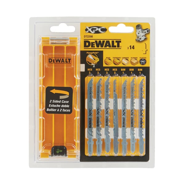 DeWALT DT2298-QZ, Figursågblad, Multi, 14 styck