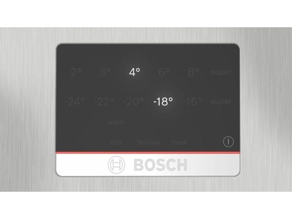 Bosch Serie 4 KGN367LDF, 321 l, SN-T, 9,5 kg/24t, D, Fresh zone compartment, Rustfritt stål