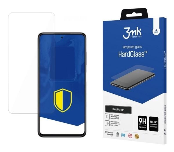 3MK HardGlass, POCO, POCO X3 Pro, Slagtålig, Reptålig, Transparent, 1 styck