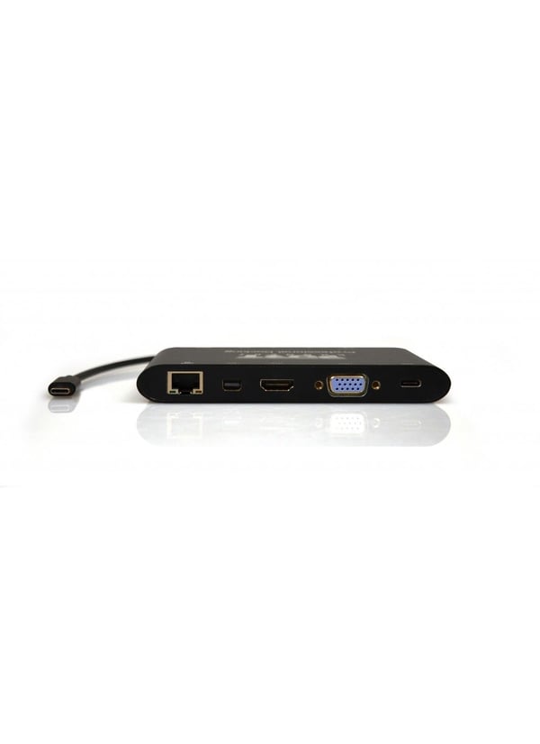 Port Designs 901906, USB 3.2 Gen 1 (3.1 Gen 1) Type-C, Musta, MMC, MicroSD (TransFlash), SD, HDMI, RJ-45, USB 3.2 Gen 1 (3.1 Gen 1) Type-A, USB 3.2...