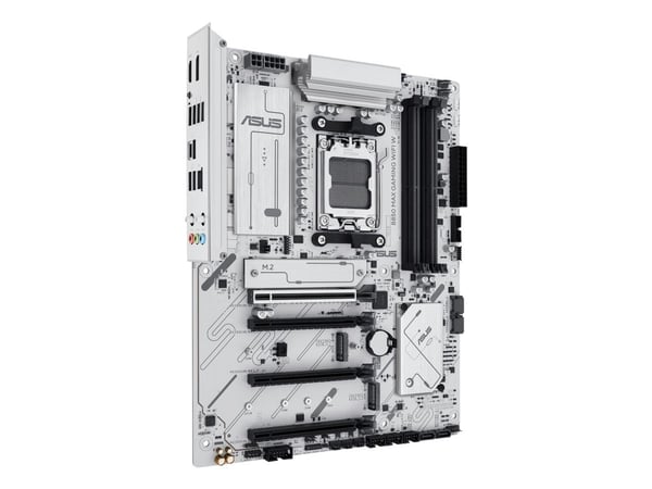 ASUS B850 MAX GAMING WIFI W emolevy AMD B850 AM5-kanta ATX DDR5, valkoinen
