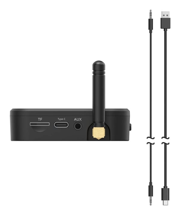 Hama Link.it solo, Bluetooth, 3,5 mm, 50 m, musta, USB, Ääni (3?5 mm), A-tyypin USB:stä C-tyypin USB:hen
