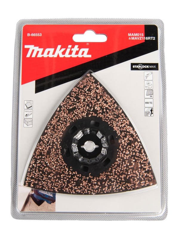 Makita B-66553, Kiillotustyyny, Ruskea, 116 mm, 1 kpl