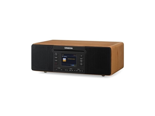 Sangean DDR-66BT bordradio DAB+ FM 14 W med CD-spelare valnöt