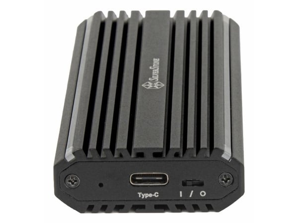 Silverstone MS13, SSD-kotelo, M.2, PCI Express 3.0, Sarjaankytketty SCSI, 10 Gbit/s, USB-liitettävyys, musta