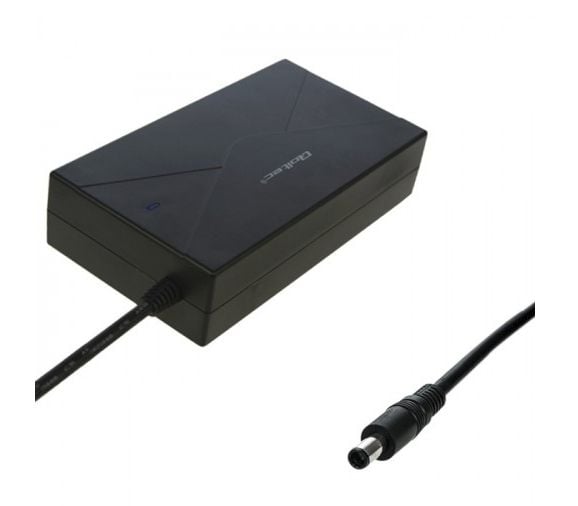 Qoltec - Strømadapter - AC 220-240 V - 150 watt - svart - for HP EliteBook 8740; Omni 27; TouchSmart 610