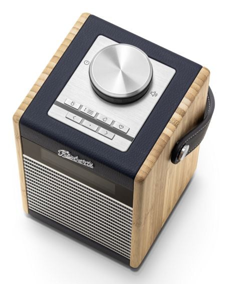 Roberts Radio Rambler Midi, Bærbar, Analog og digital, DAB, DAB+, FM, LCD, Blå, Marineblå, Aluminium, Bamboo