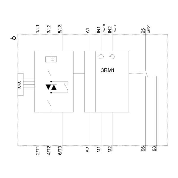 Siemens 3RM1302-1AA04 3RM13021AA04 Vendingsstarter Motorydelse ved 400 V 0,75 kW 24 V/DC Nominel strøm 2,0 A