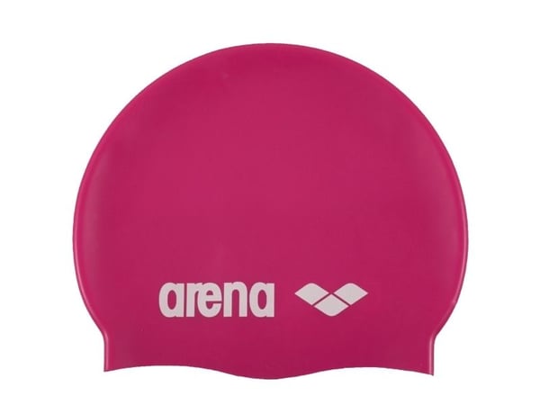 Arena Classic Silicone, Vaaleanpunainen, Valkoinen, Lippalakki, Unisex, Uinti, One Size, Erityinen