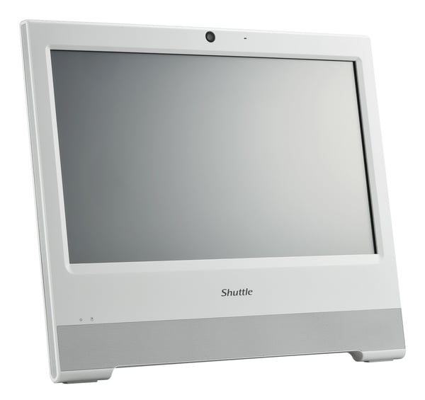 Shuttle XPC X50V9 - Barebone - alt-i-ett 1 x Celeron 7305 - RAM 0 GB - UHD Graphics - Gigabit Ethernet - monitor: LED 15.6" 1366 x 768 (HD) berørin...