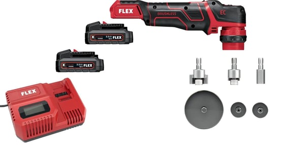 Flex Mini Polermaskin PXE 80 12-EC/2.5-set