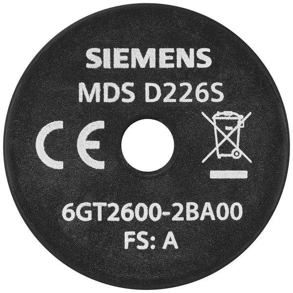 Siemens 6GT2600-4BA00, 13.56 MHz, 0,28 m, FRAM, 3 mm, 3 cm, 3,2 mm