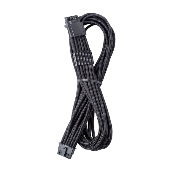 CableMod Universal Pro ModMesh 16-nastainen 16-nastainen kaapeli, holkkikaapeli, StealthSense - musta, 60 cm, 60 cm