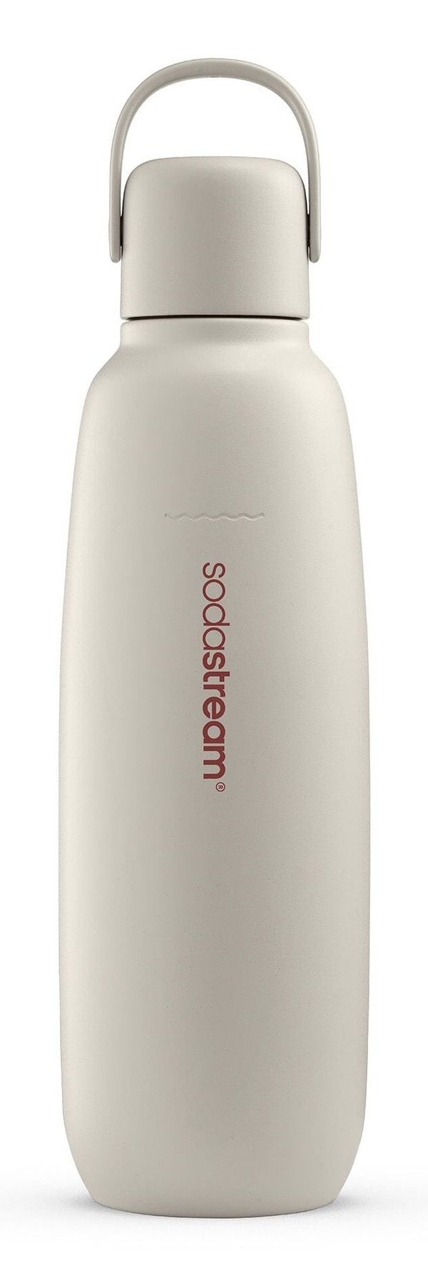 SodaStream Fizz & Go, kullsyreflaske, Sand, Rustfritt stål, 900 ml, 0,745 L, 0,9 L