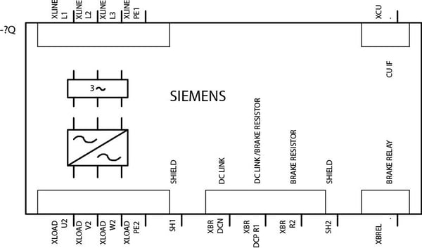 Siemens 6SL3210-1PE21-1AL0, inomhus, Multifärg, CE, RoHS, REACH, 292 mm, 3,1 kg, 114 mm