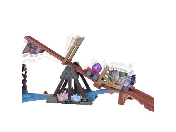 Fisher-Price Thomas & Friends Crystal Caves Adventure Set, Juna ja ratasetti, 3 vuosi/vuosia, AAA, Muovi, Monivärinen