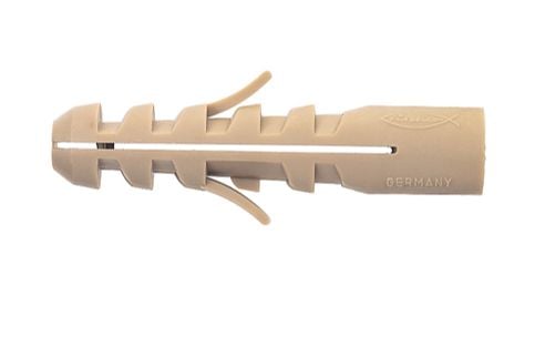 Fischer 50153, Kierreankkuri, Tiili, Betoni, Kipsiharkko, Gypsum fibre board, Beige, M8, 1 kpl